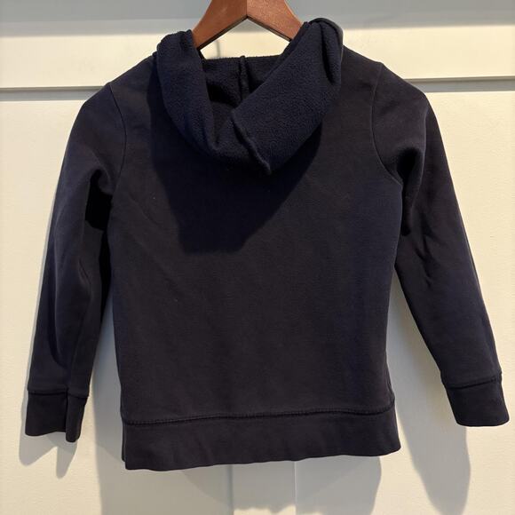 GAP Kids Hoodie Youth Medium 8 Navy Blue Galaxy Logo Pullover Sweatshirt Fleece - Picture 6 of 12